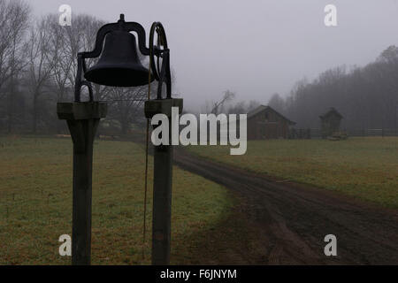 RELEASE DATE: July 30, 2004. MOVIE TITLE: The Village. STUDIO: Touchstone Pictures. PLOT: The population of a small, isolated countryside village believe that their alliance with the mysterious creatures that inhabit the forest around them is coming to an end. PICTURED: . Stock Photo