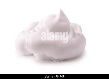 Shaving cream isolated on white Stock Photo