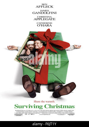 RELEASE DATE: October 22, 2004. MOVIE TITLE: Surviving Christmas. STUDIO: DreamWorks. PLOT: Drew Latham is an executive leading an empty, shallow life with only wealth on his side. Facing another lonely Christmas ahead, Drew wants to revisit his old childhood home and possibly relive some old holiday memories. But when he arrives, he finds that the house in which he was raised is no longer the home in which he grew up. Inhabited by another family, Drew offers a nice financial reward that has the family ringing. But is Drew's generous cash offer only the beginning of an annoying visitor who's a Stock Photo