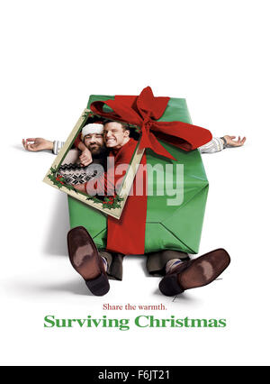 RELEASE DATE: October 22, 2004. MOVIE TITLE: Surviving Christmas. STUDIO: DreamWorks. PLOT: Drew Latham is an executive leading an empty, shallow life with only wealth on his side. Facing another lonely Christmas ahead, Drew wants to revisit his old childhood home and possibly relive some old holiday memories. But when he arrives, he finds that the house in which he was raised is no longer the home in which he grew up. Inhabited by another family, Drew offers a nice financial reward that has the family ringing. But is Drew's generous cash offer only the beginning of an annoying visitor who's a Stock Photo