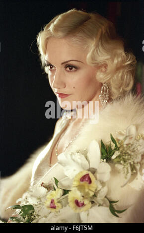 RELEASE DATE: December 25, 2004. MOVIE TITLE: The Aviator. STUDIO: Forward Pass. PLOT: A biopic depicting the early years of legendary director and aviator Howard Hughes' career, from the late 1920s to the mid-1940s. PICTURED: GWEN STEFANI as Jean Harlow. Stock Photo