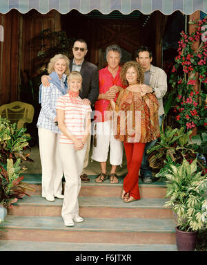 Dec 03, 2004; Los Angeles, CA, USA; The makers and stars behind the runaway hit of 2000, Meet the Parents, are re-united-and joined by some formidable future in-laws-in the follow-up  comedy, Meet the Fockers.  From left to right are the Byrneses, Dina (BLYTHE DANNER), Pam (TERI POLO) and Jack (ROBERT DE NIRO)-and the Fockers, Bernie (DUSTIN HOFFMAN), Roz (BARBRA STREISAND) and Greg (BEN STILLER). Stock Photo