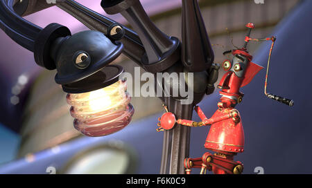 Mar 07, 2005; Los Angeles, CA, USA; ROBIN WILLIAMS provides the voice of Fender in the animated family comedy 'Robots' directed by Chris Wedge. Release date: March 11th 2005. Stock Photo