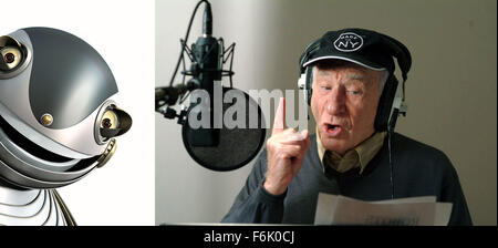 Mar 07, 2005; Los Angeles, CA, USA; MEL BROOKS provides the voice of Big Weld in the animated family comedy 'Robots' directed by Chris Wedge. Release date: March 11th 2005. Stock Photo