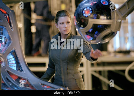 RELEASE DATE: July 29, 2005. MOVIE TITLE: Stealth. STUDIO: Columbia Pictures. PLOT: Deeply ensconced in a top-secret military program, three pilots struggle to bring an artificial intelligence program under control ... before it initiates the next world war. PICTURED: JESSICA BIEL as Lt. Kara Wade. Stock Photo