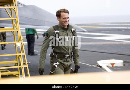 RELEASE DATE: July 29, 2005. MOVIE TITLE: Stealth. STUDIO: Columbia Pictures. PLOT: Deeply ensconced in a top-secret military program, three pilots struggle to bring an artificial intelligence program under control ... before it initiates the next world war. PICTURED: JOSH LUCAS as Lt. Ben Gannon. Stock Photo