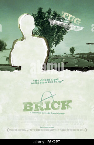 RELEASE DATE: October 14, 2005. MOVIE TITLE: Brick. STUDIO: Focus Features. PLOT: A teenage loner pushes his way into the underworld of a high school crime ring to investigate the disappearance of his ex-girlfriend. PICTURED: . Stock Photo