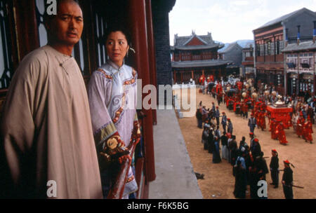 RELEASE DATE: December 22, 2000. MOVIE TITLE: Crouching Tiger, Hidden Dragon. STUDIO: Sony Pictures Classics. PLOT: Two warriors in pursuit of a stolen sword and a notorious fugitive are led to an impetuous, physically-skilled, teenage nobleman's daughter, who is at a crossroads in her life. PICTURED: . Stock Photo