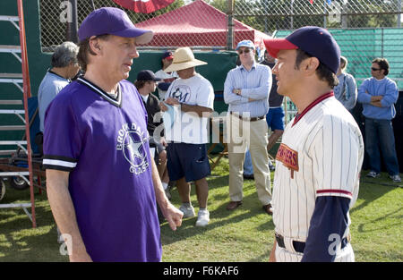 RELEASE DATE: April 7, 2006. MOVIE TITLE: The Benchwarmers. STUDIO: Revolution Studios. PLOT: Three guys, all their lives, have been living in the shadow of bullies and are determined not to take it anymore. Now they must train with the help of Mel to take on the most offensive and meanest Little League teams. PICTURED: Director DENNIS DUGAN on the set of the comedy 'The Benchwarmers' starring ROB SCHNEIDER. Stock Photo