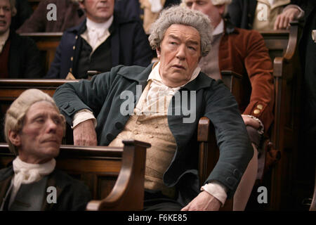 RELEASE DATE: February 23, 2007. MOVIE TITLE: Amazing Grace. STUDIO: FourBoys Films. PLOT: The idealist William Wilberforce maneuvers his way through Parliament in 19th century England, endeavoring to end the British transatlantic slave trade. PICTURED: Scene of the movie. Stock Photo