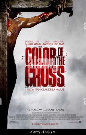 RELEASE DATE: Nov 10, 2006; STUDIO: Nu-Lite Entertainment/20th Century Fox Home Entertainment. PLOT:A retelling of the events leading up to the crucifixion of Jesus Christ, based on the idea that he was a black man whose death was a racially motivated hate crime. PICTURED: The Movie Poster. Stock Photo