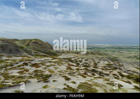 scenic view of Grassland National Park, Saskatchewan,Canada Stock Photo