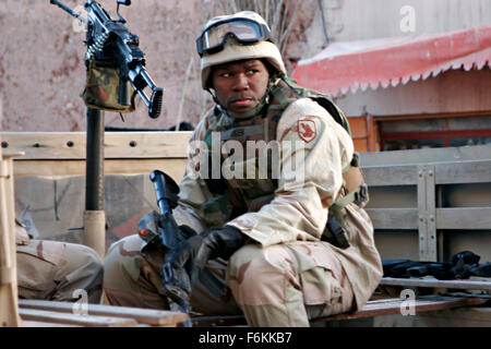 Dec 15, 2006 - Morocco, EGYPT - RELEASE DATE: December 15, 2006. MOVIE TITLE: Home of the Brave - STUDIO: Metro-Goldwyn-Mayer (MGM). PLOT: Three soldiers struggle to readjust to life at home after returning home from a lengthy tour in Iraq. PICTURED: 50 CENT as Jamal Aiken (aka CURTIS JACKSON). (Credit Image: c Bahadir Tanriover/Metro-Goldwyn-Mayer) RESTRICTIONS: This is a publicly distributed film, television or publicity photograph. Non-editorial use may require additional clearances. Stock Photo