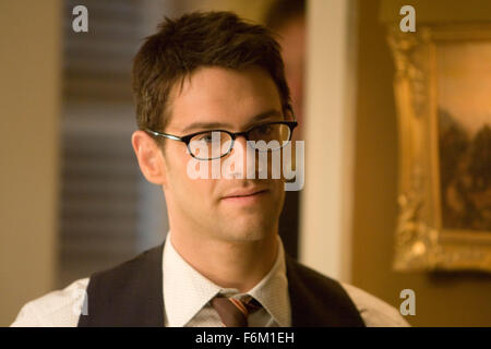 RELEASE DATE: December 2007. MOVIE TITLE: National Treasure: Book of Secrets. STUDIO: Disney Enterprises. PLOT: Treasure hunter Benjamin Franklin Gates (Cage) looks to discover the truth behind the assassination of Abraham Lincoln, by uncovering the mystery within the 18 pages missing from assassin John Wilkes Booth's diary. PICTURED: JUSTIN BARTHA. Stock Photo