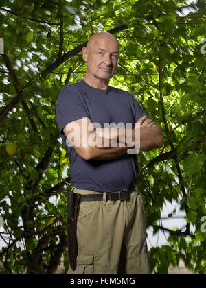 RELEASE DATE: 2004-2010 DIRECTOR: J.J. Abrams PLOT: The survivors of a plane crash are forced to live with each other on a remote island, a dangerous new world that poses unique threats of its own PICTURED: Terry O'Quinn..Lost Season 4 - 2008. (Credit: c ABC Studios/Entertainment Pictures) Stock Photo