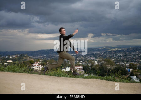 RELEASE DATE: 19 December 2008. MOVIE TITLE: Yes Man. STUDIO: Village Roadshow Pictures. PLOT: A guy challenges himself to say 'yes' to everything for an entire year. PICTURED: JIM CARREY as Carl Allen. Stock Photo