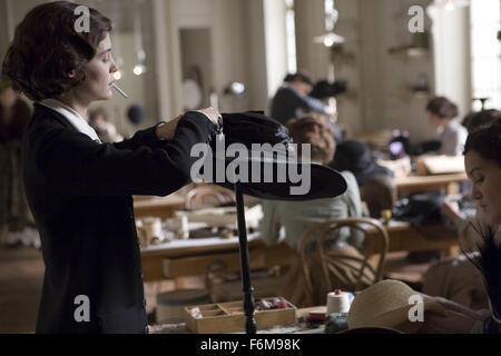 RELEASE DATE: September 18, 2009. MOVIE TITLE: Coco avant Chanel. STUDIO: Canal. PLOT: The story of Coco Chanel's rise from obscure beginnings to the heights of the fashion world. PICTURED: AUDREY TAUTOU as Gabrielle 'Coco' Chanel. Stock Photo