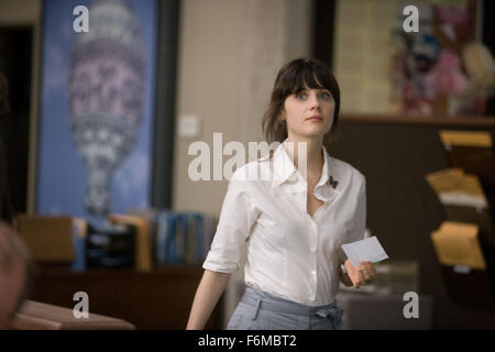 RELEASE DATE: July 24, 2009. MOVIE TITLE: 500 Days of Summer. STUDIO: Fox Searchlight Pictures. PLOT: An offbeat romantic comedy about a woman (Deschanel) who doesn't believe true love exists, and the young man (Gordon-Levitt) who falls for her. PICTURED: ZOOEY DESCHANEL as Summer. Stock Photo