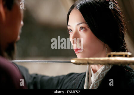 RELEASE DATE: November 20, 2009. MOVIE TITLE: Red Cliff. STUDIO: Beijing Film Studio. PLOT: . PICTURED: WEI ZHAO as Sun Shangxiang. Stock Photo