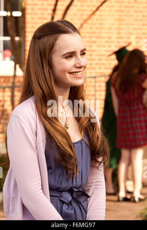 RELEASE DATE: November 20, 2009. MOVIE TITLE: The Blind Side. STUDIO: Alcon Entertainment. PLOT: The story of Michael Oher, a homeless and traumatized boy who became an All American football player and first round NFL draft pick with the help of a caring woman and her family. PICTURED: LILY COLLINS as Collins Stock Photo