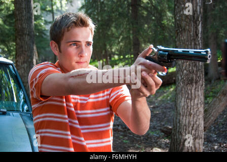 RELEASE DATE: January 22, 2010. MOVIE TITLE: Tucker & Dale vs Evil. STUDIO: Eden Rock Media. PLOT: ucker & Dale are on vacation at their dilapidated mountain cabin when they are attacked by a group of preppy college kids. PICTURED: TRAVIS NELSON as Chuck. Stock Photo