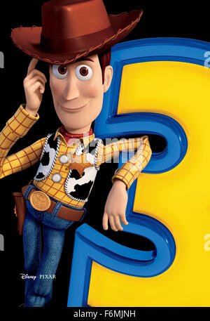 RELEASE DATE: June 18, 2010   MOVIE TITLE: Toy Story 3   STUDIO: Disney Pixar   DIRECTOR: Lee Unkrich   PLOT: Woody, Buzz, and the rest of their toy-box friends are dumped in a day-care center after their owner, Andy, departs for college   PICTURED: TOM HANKS as Woody (voice)   (Credit Image: c Disney Pixar/Entertainment Pictures) Stock Photo