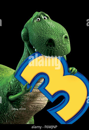 RELEASE DATE: June 18, 2010   MOVIE TITLE: Toy Story 3   STUDIO: Disney Pixar   DIRECTOR: Lee Unkrich   PLOT: Woody, Buzz, and the rest of their toy-box friends are dumped in a day-care center after their owner, Andy, departs for college   PICTURED: WALLACE SHAWN as Rex the Green Dinosaur (voice)   (Credit Image: c Disney Pixar/Entertainment Pictures) Stock Photo