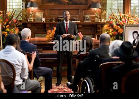 RELEASE DATE: April 16, 2010. MOVIE TITLE: Death At A Funeral. STUDIO: Parabolic Pictures Inc. PLOT: A funeral ceremony turns into a debacle of exposed family secrets and misplaced bodies. PICTURED: CHRIS ROCK as Aaron. Stock Photo