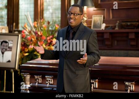 RELEASE DATE: April 16, 2010. MOVIE TITLE: Death At A Funeral. STUDIO: Parabolic Pictures Inc. PLOT: A funeral ceremony turns into a debacle of exposed family secrets and misplaced bodies. PICTURED: MARTIN LAWRENCE as Ryan. Stock Photo