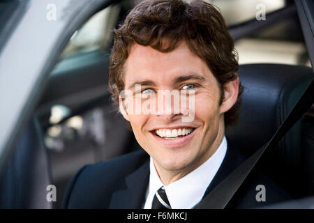 RELEASE DATE: April 16, 2010. MOVIE TITLE: Death At A Funeral. STUDIO: . PLOT: A funeral ceremony turns into a debacle of exposed family secrets and misplaced bodies.. PICTURED: JAMES MARSDEN as Oscar Stock Photo