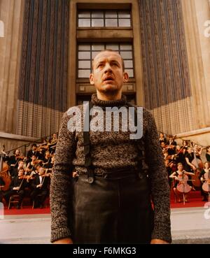 RELEASE DATE: 13 March 2010. MOVIE TITLE: Micmacs. STUDIO: Epithete Films. PLOT: A man and his friends come up with an intricate and original plan to destroy two big weapons manufacturers. PICTURED: DANY BOON as Bazil. Stock Photo