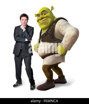 RELEASE DATE: May 21, 2010. MOVIE TITLE: Shrek Forever After. STUDIO: DreamWorks. PLOT: The further adventures of the giant green ogre, Shrek, living in the land of Far, Far Away. PICTURED: MIKE MYERS as Shrek. Stock Photo