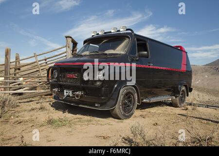 RELEASE DATE: 11 June 2010. TITLE: The A-Team. STUDIO: Twentieth Century Fox. PLOT: A group of Iraq War veterans looks to clear their name with the U.S. military, who suspect the four men of committing a crime for which they were framed. PICTURED: Movie scene. Stock Photo