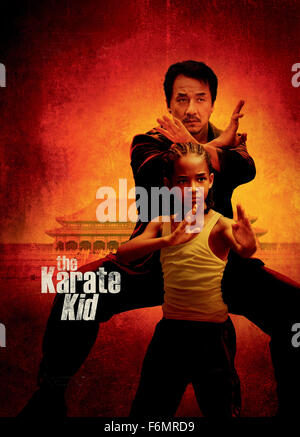 RELEASE DATE: June 11, 2010   MOVIE TITLE: The Karate Kid   STUDIO: Columbia Pictures   DIRECTOR: Harald Zwart   PLOT: Work pressures cause a single mother moves to China with her young son; in his new home, the boy embraces kung fu, taught to him by a master of the self-defense form   PICTURED: Movie poster   (Credit Image: c Columbia Pictures/Entertainment Pictures) Stock Photo