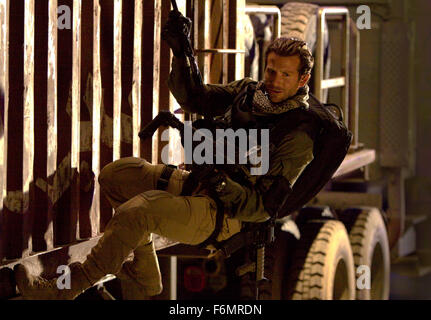 RELEASE DATE: June 11, 2010. MOVIE TITLE: The A-Team. STUDIO: Twentieth Century Fox Film Corporation. PLOT: A group of Iraq War veterans looks to clear their name with the U.S. military, who suspect the four men of committing a crime for which they were framed. PICTURED: BRADLEY COOPER as Lt. Templeton Peck Stock Photo