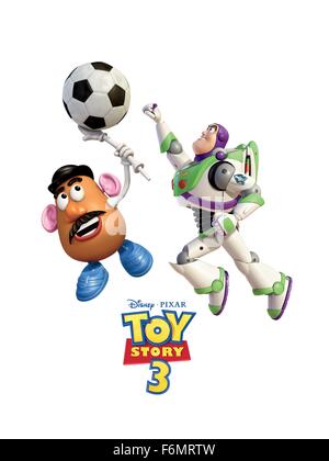RELEASE DATE: June 18, 2010   MOVIE TITLE: Toy Story 3   STUDIO: Disney Pixar   DIRECTOR: Lee Unkrich   PLOT: Woody, Buzz, and the rest of their toy-box friends are dumped in a day-care center after their owner, Andy, departs for college   PICTURED: Movie poster   (Credit Image: c Disney Pixar/Entertainment Pictures) Stock Photo