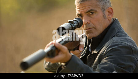 RELEASE DATE: September 1, 2010. MOVIE TITLE: The American. STUDIO: Focus Features. PLOT: An assassin hides out in Italy for one last assignment. PICTURED: GEORGE CLOONEY as Jack. Stock Photo