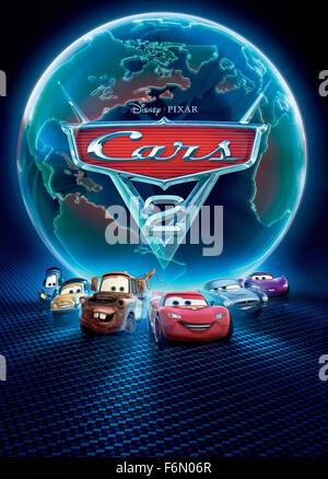 RELEASE DATE: June 24, 2011  MOVIE TITLE: Cars 2  STUDIO: Walt Disney Pictures  DIRECTORS: John Lasseter, Brad Lewis  PLOT: Racing star Lightning McQueen teams up with his best friend Mater for an international adventure as they go up against the world's fastest cars  PICTURED: POSTER  (Credit Image: c Walt Disney Pictures/Entertainment Pictures) Stock Photo