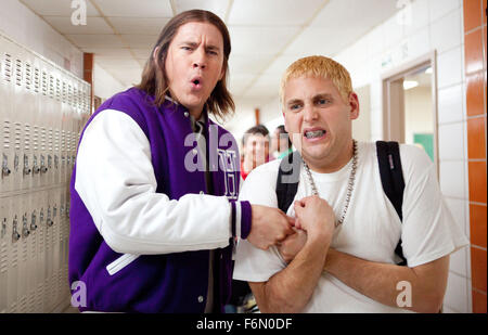 RELEASE DATE: March 16, 2012   MOVIE TITLE: 21 Jump Street   STUDIO: Columbia Pictures   DIRECTOR: PHIL LORD and CHRIS MILLER  PLOT: An undercover police unit consisting of young looking officers infiltrate high schools to control youth crime   PICTURED: JONAH HILL as Schmidt and CHANNING TATUM as Jenko (L) (Credit Image: c Columbia Pictures/Entertainment Pictures) Stock Photo