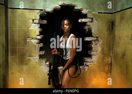 RELEASE DATE: August 26, 2011  TITLE: Colombiana  STUDIO: TriStar Pictures  DIRECTOR: Olivier Megaton  PLOT: A young woman, after witnessing her parents' murder as a child in Bogota, grows up to be a stone-cold assassin  PICTURED: ZOE SALDANA as Cataleya  (Credit Image: c TriStar Pictures/Entertainment Pictures) Stock Photo