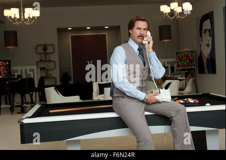 RELEASE DATE: December 20, 2013 TITLE: Anchorman 2: The Legend Continues STUDIO: Paramount Pictures DIRECTOR: Adam McKay PLOT: With the 70s behind him, San Diego's top rated newsman, Ron Burgundy, returns to take New York's first 24-hour news channel by storm PICTURED: WILL FERRELL as Ron Burgundy (Credit: Paramount Pictures/Entertainment Pictures) Stock Photo