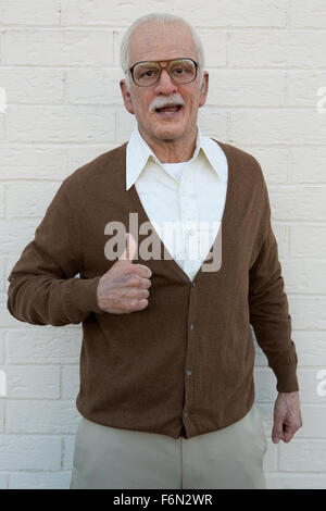 RELEASE DATE: October 25, 2013 TITLE: Jackass Presents: Bad Grandpa STUDIO: Paramount Pictures MTV Films DIRECTOR: Jeff Tremaine PLOT: 86-year-old Irving Zisman takes a trip from Nebraska to North Carolina to take his 8 year-old grandson, Billy, back to his real father PICTURED: JOHNNY KNOXVILLE as Irving Zisman (Credit: c Paramount Pictures/Entertainment Pictures) Stock Photo