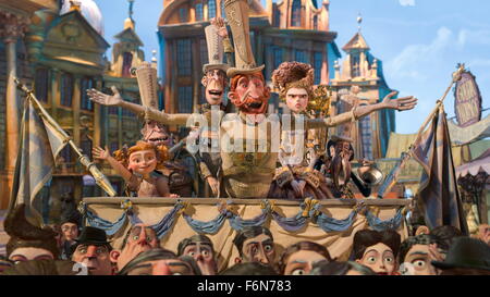 RELEASE DATE: September 26, 2014 TITLE: The Boxtrolls STUDIO: Focus Features DIRECTOR: Graham Annable, Anthony Stacchi PLOT: A young orphaned boy raised by underground cave-dwelling trash collectors tries to save his friends from an evil exterminator. Based on the children's novel 'Here Be Monsters' by Alan Snow PICTURED: Lord Portley-Rind (voiced by Jared Harris) (Credit: c Focus Features/Entertainment Pictures) Stock Photo