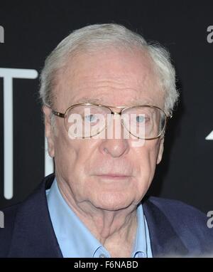 Los Angeles, CA, USA. 17th Nov, 2015. Michael Caine at arrivals for YOUTH Premiere, Directors Guild of America (DGA) Theater, Los Angeles, CA November 17, 2015. Credit:  Dee Cercone/Everett Collection/Alamy Live News Stock Photo
