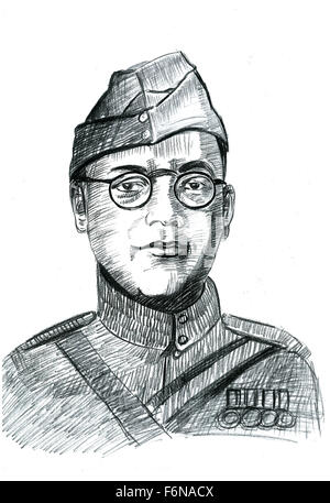 Other | Drawing Subhash Chandra Bose | Freeup-saigonsouth.com.vn