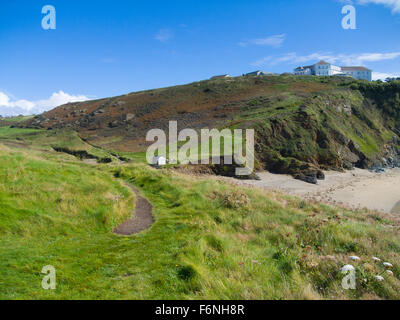 Polurrian Cove, Nr Mullion, Lizard Peninsula, Cornwall, England, UK Stock Photo