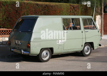 Seat 600 Siata 2850 van, customized by Siata Española S.A. License by Fiat. Stock Photo