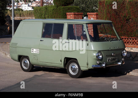 Seat 600 Siata 2850 van, customized by Siata Española S.A. License by Fiat. Stock Photo