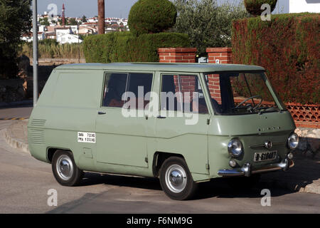 Seat 600 Siata 2850 van, customized by Siata Española S.A. License by Fiat. Stock Photo