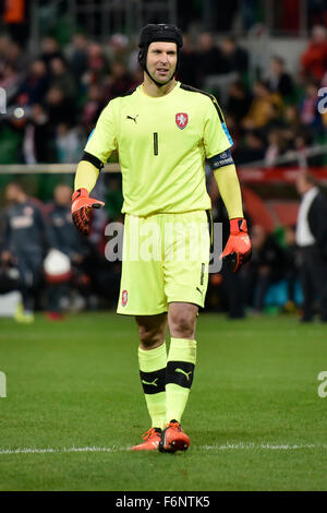 Wroclaw, Poland. 17th November, 2015. International Football friendly match: Poland v Czech Republic. In action Petr Cech Credit:  Piotr Dziurman/Alamy Live News Stock Photo